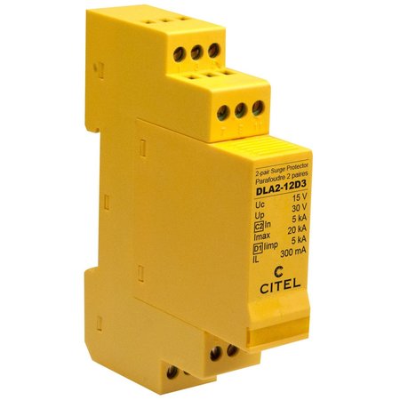 CITEL Line Protector, 12V, 4 DLA2-12D3